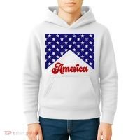 4th Of July Independence Day America Retro Pattern Kids Hoodie thumb 4