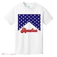 4th Of July Independence Day America Retro Pattern Kids T-Shirt thumb 0