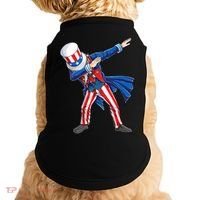 4th Of July For Dabbing Uncle Sam Doggie Tank thumb 0
