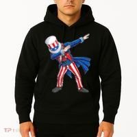 4th Of July For Dabbing Uncle Sam Hoodie thumb 2