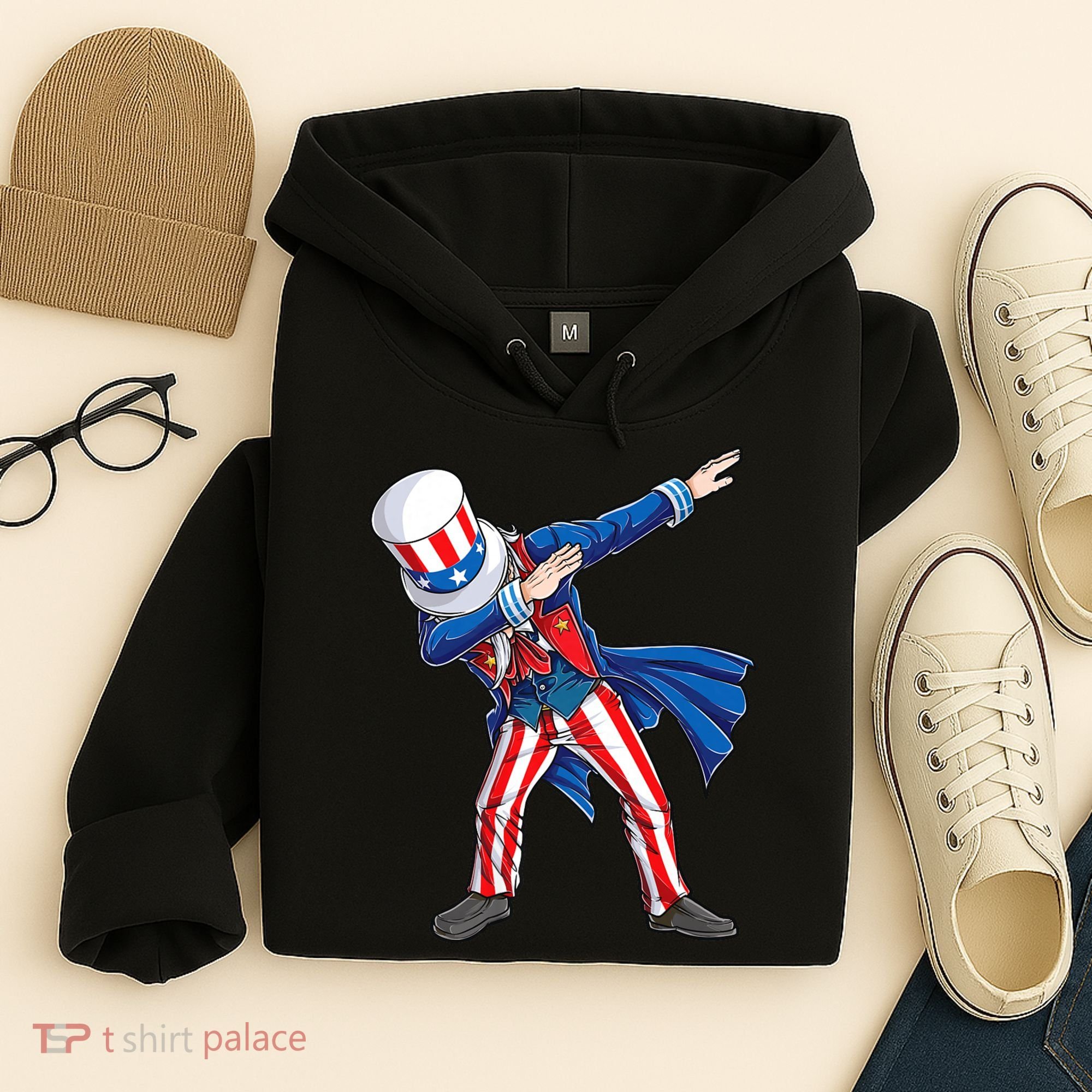 4th Of July For Dabbing Uncle Sam Hoodie