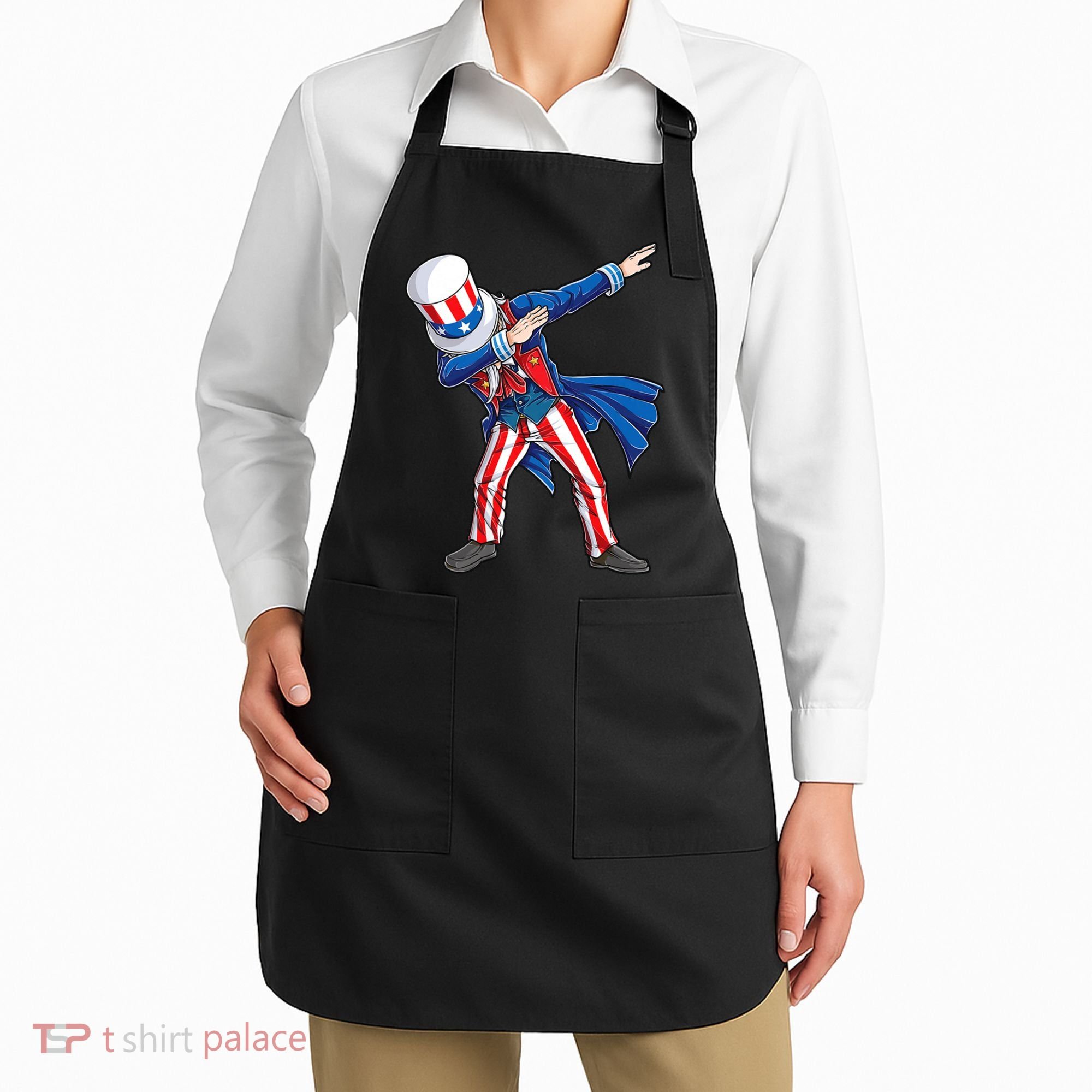 4th Of July For Dabbing Uncle Sam Apron