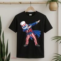 4th Of July For Dabbing Uncle Sam T-Shirt thumb 2
