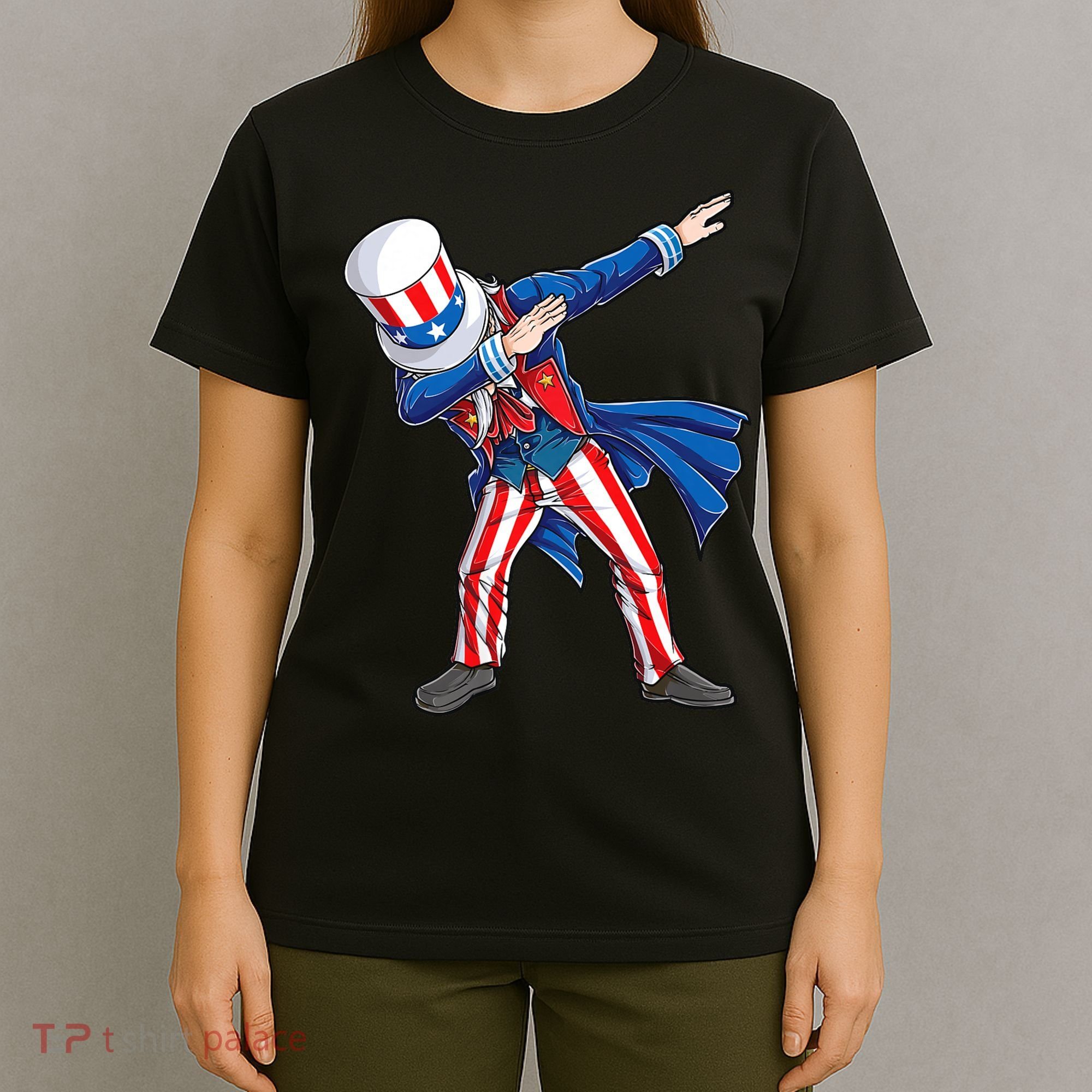 4th Of July For Dabbing Uncle Sam T-Shirt