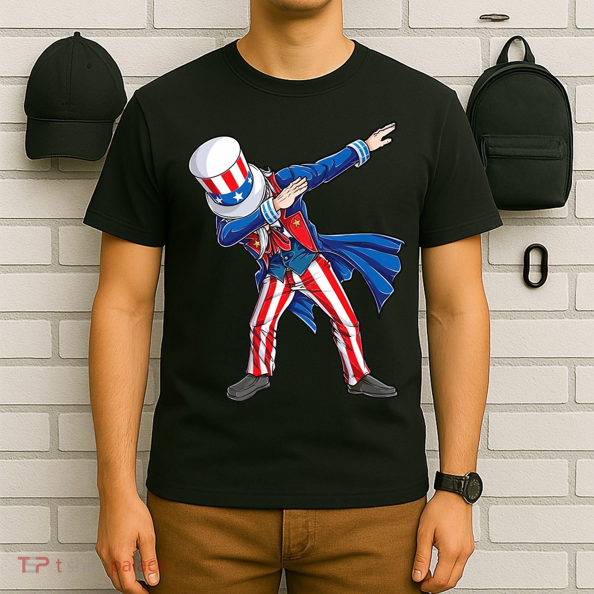 4th Of July For Dabbing Uncle Sam T-Shirt