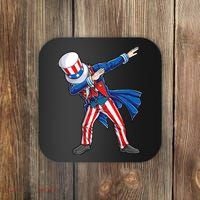 4th Of July For Dabbing Uncle Sam Coaster thumb 0
