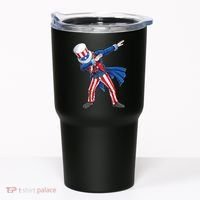 4th Of July For Dabbing Uncle Sam Tumbler thumb 0
