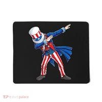 4th Of July For Dabbing Uncle Sam Mousepad thumb 0