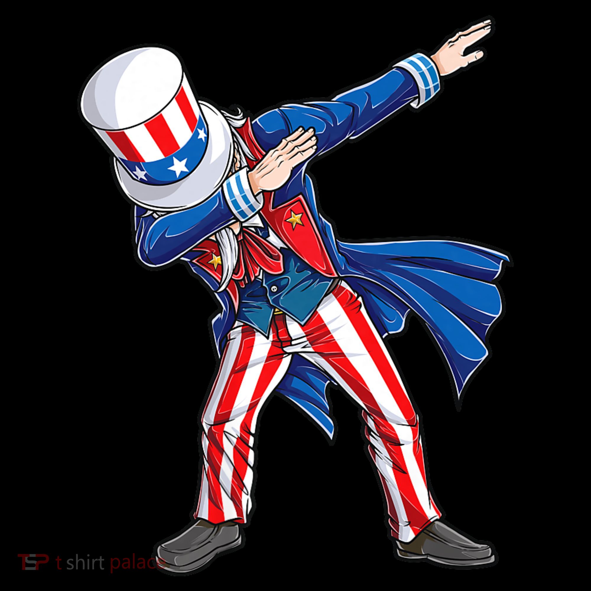 4th Of July For Dabbing Uncle Sam Women's Tank Top