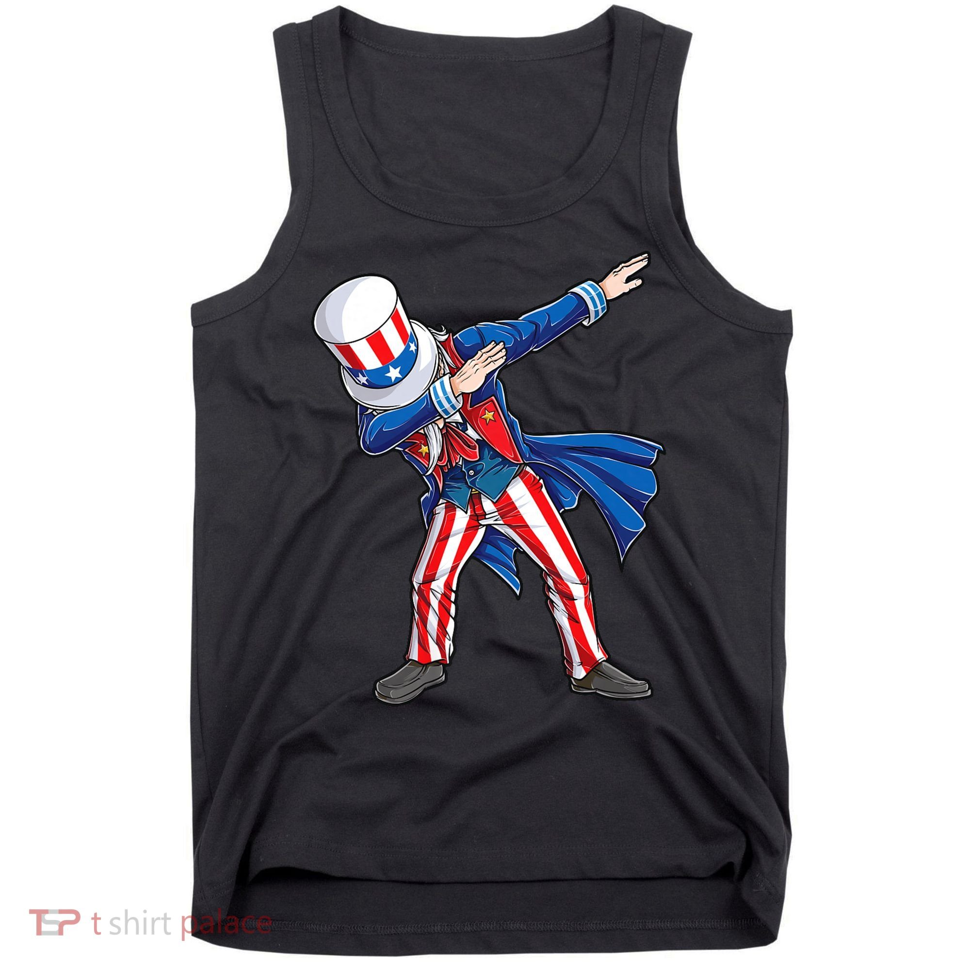 4th Of July For Dabbing Uncle Sam Tank Top