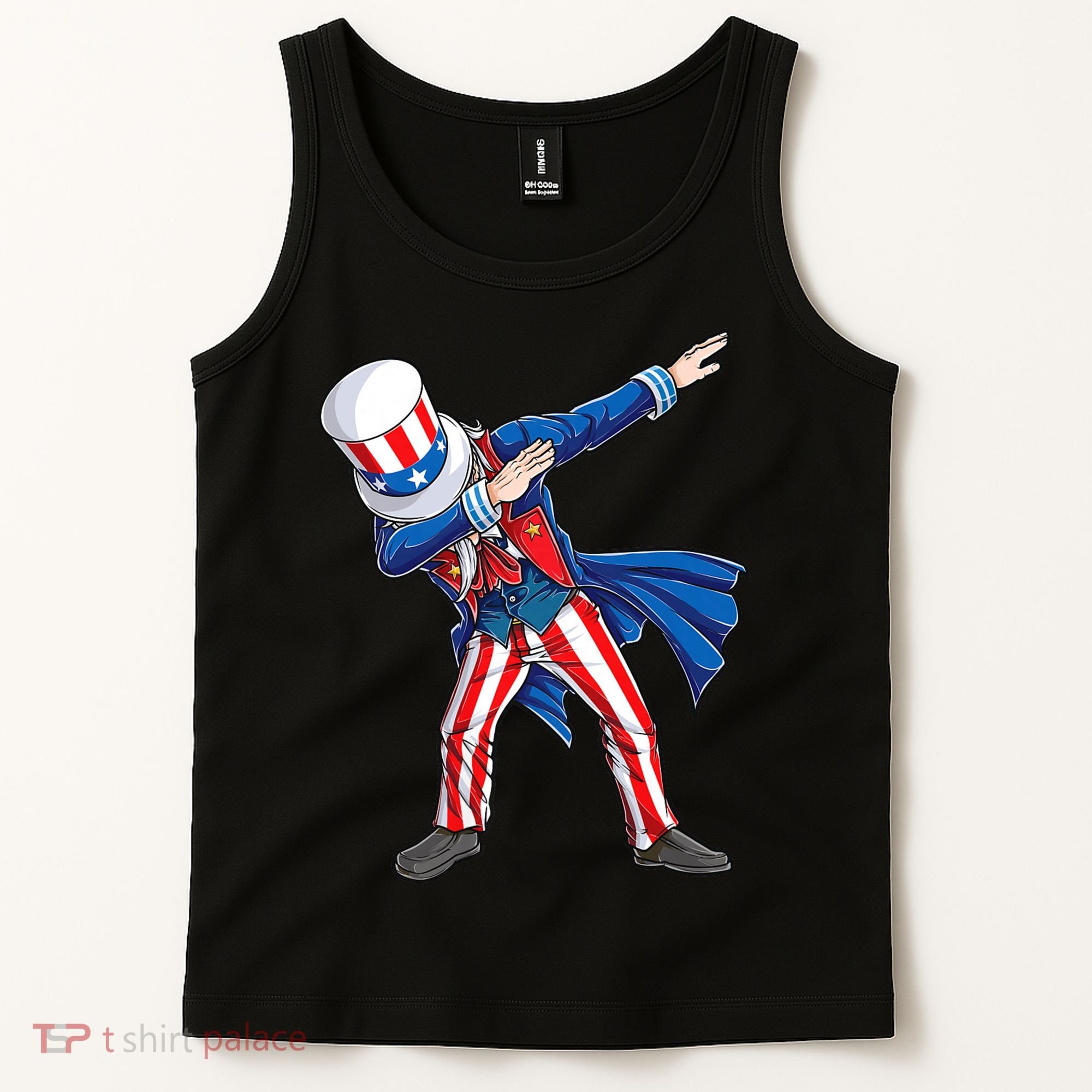 4th Of July For Dabbing Uncle Sam Tank Top