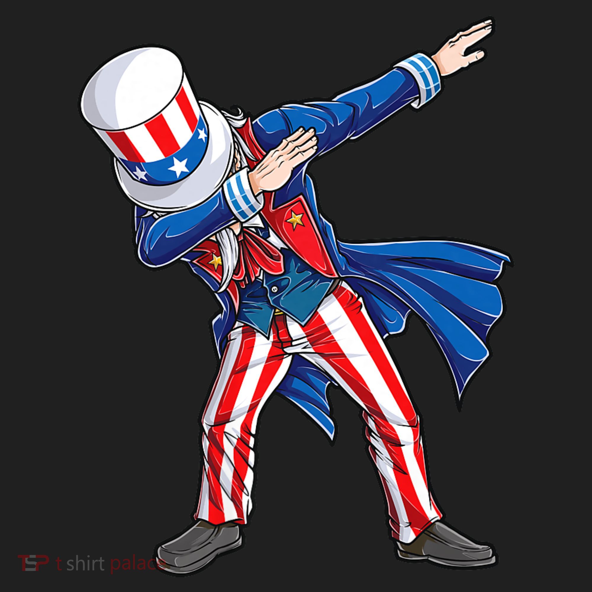4th Of July For Dabbing Uncle Sam Golf Towel