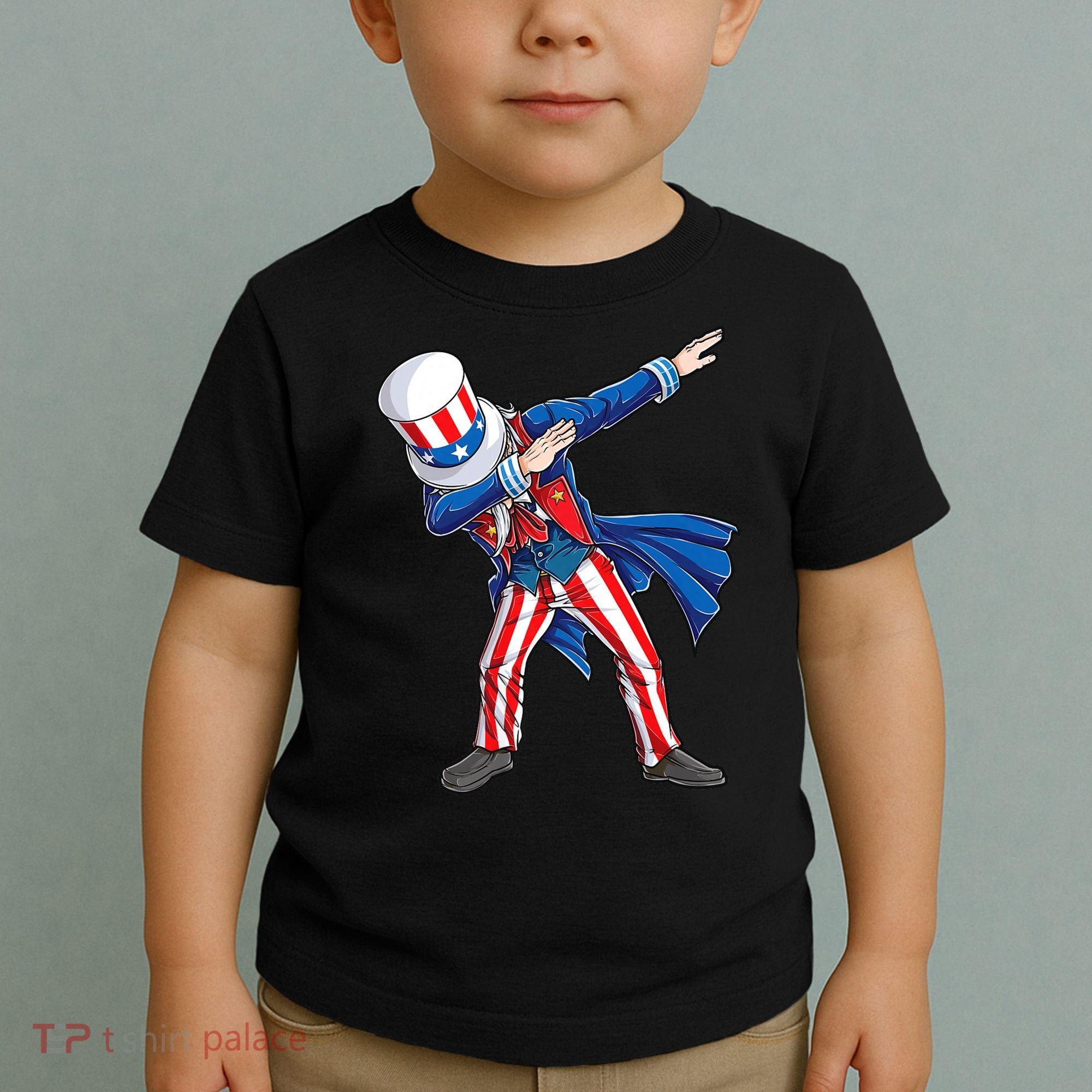 4th Of July For Dabbing Uncle Sam Toddler T-Shirt