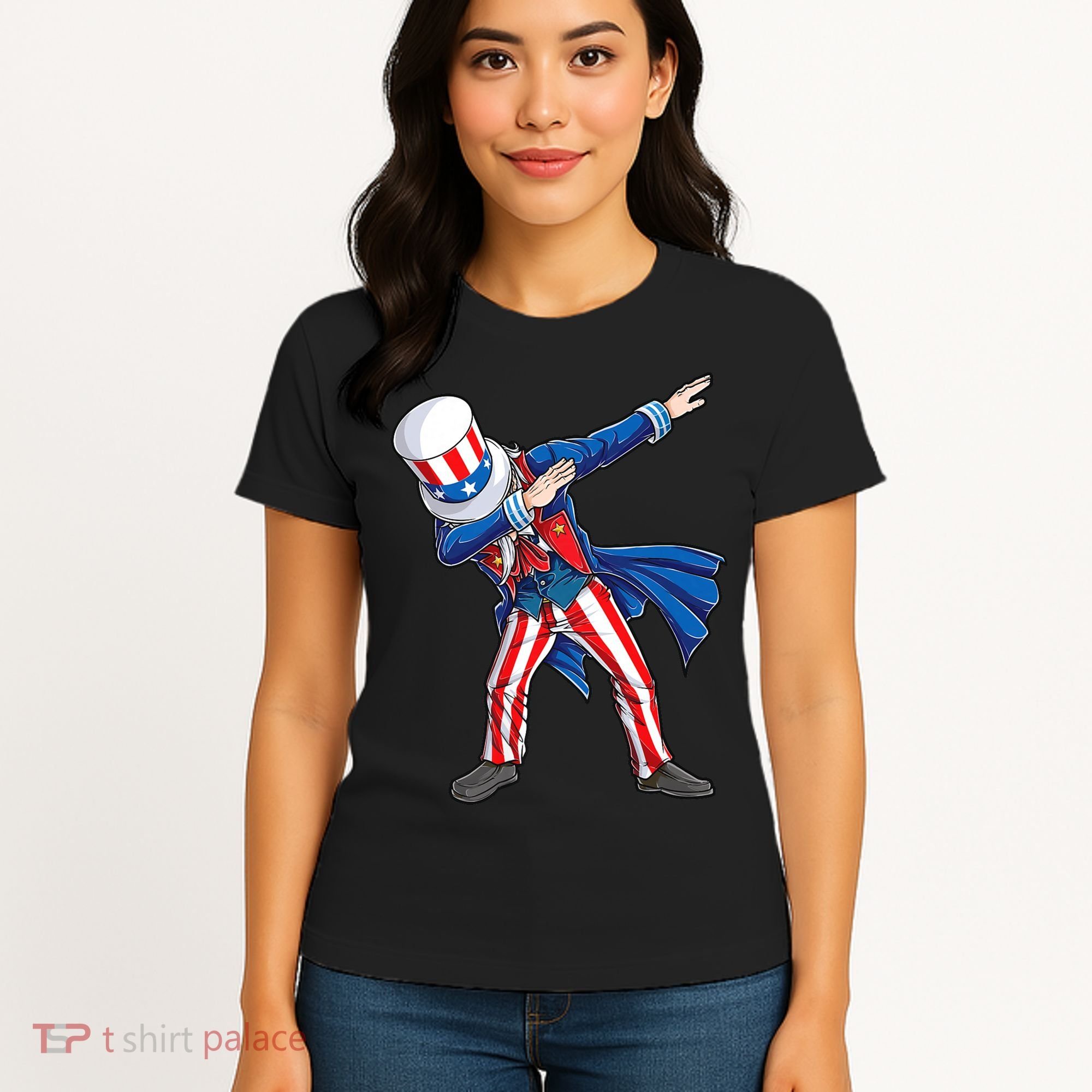 4th Of July For Dabbing Uncle Sam Women's T-Shirt
