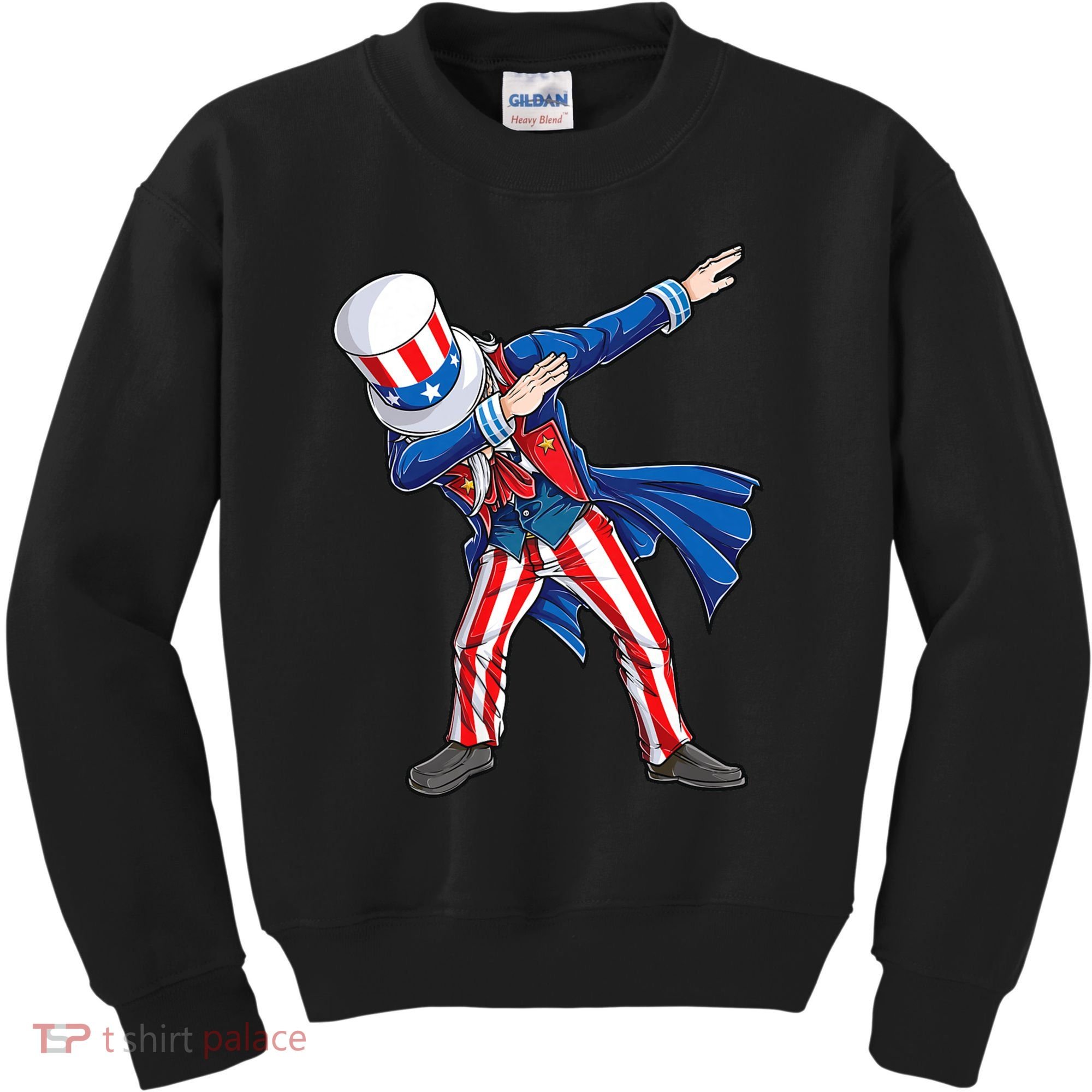 4th Of July For Dabbing Uncle Sam Kids Sweatshirt
