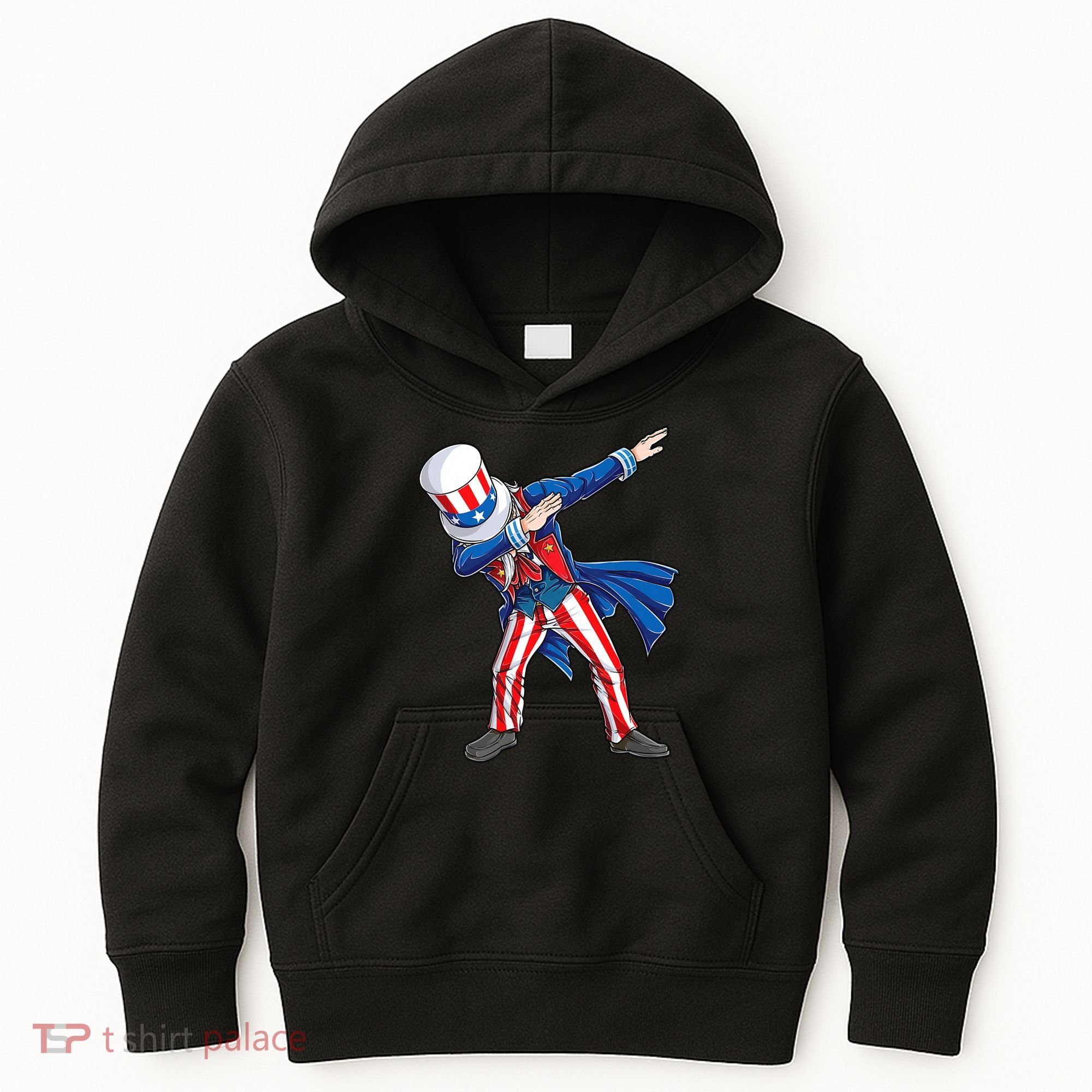 4th Of July For Dabbing Uncle Sam Kids Hoodie