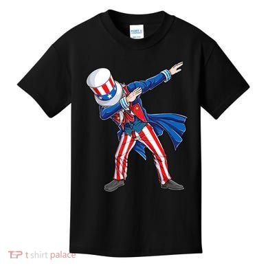 4th Of July For Dabbing Uncle Sam Kids T-Shirt