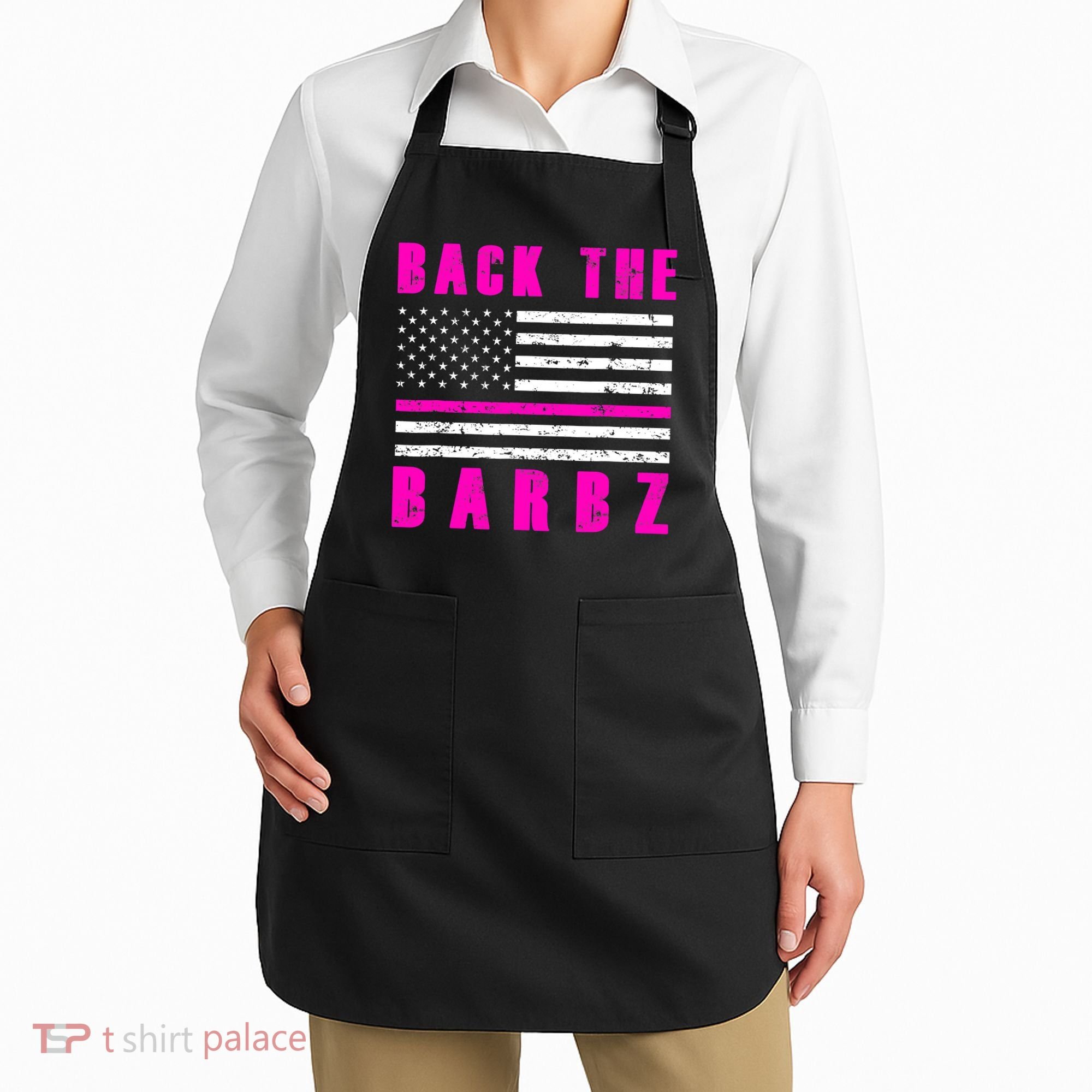 4Th Of July Back The Barbz Flag Love Barbs Apron
