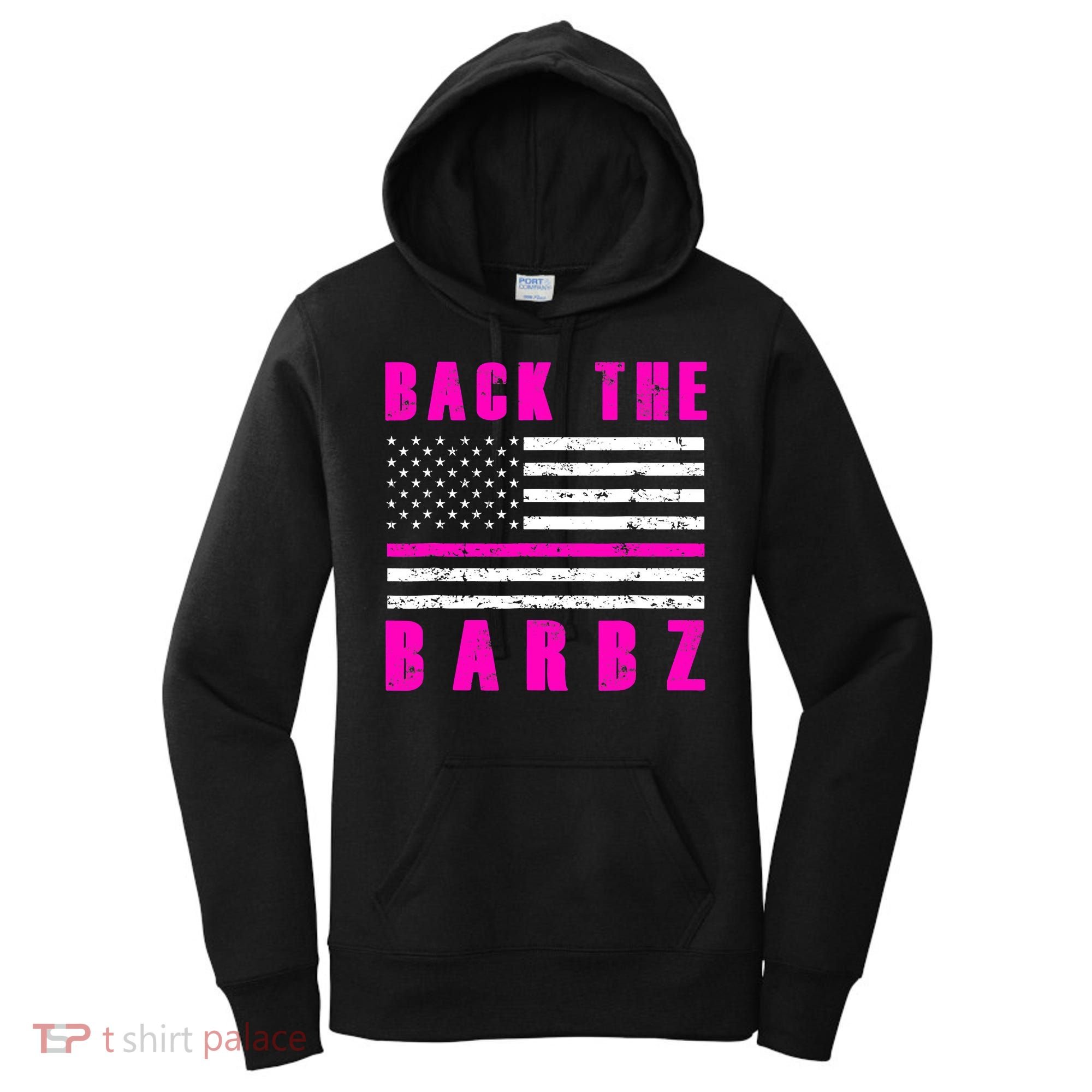 4Th Of July Back The Barbz Flag Love Barbs Women's Hoodie