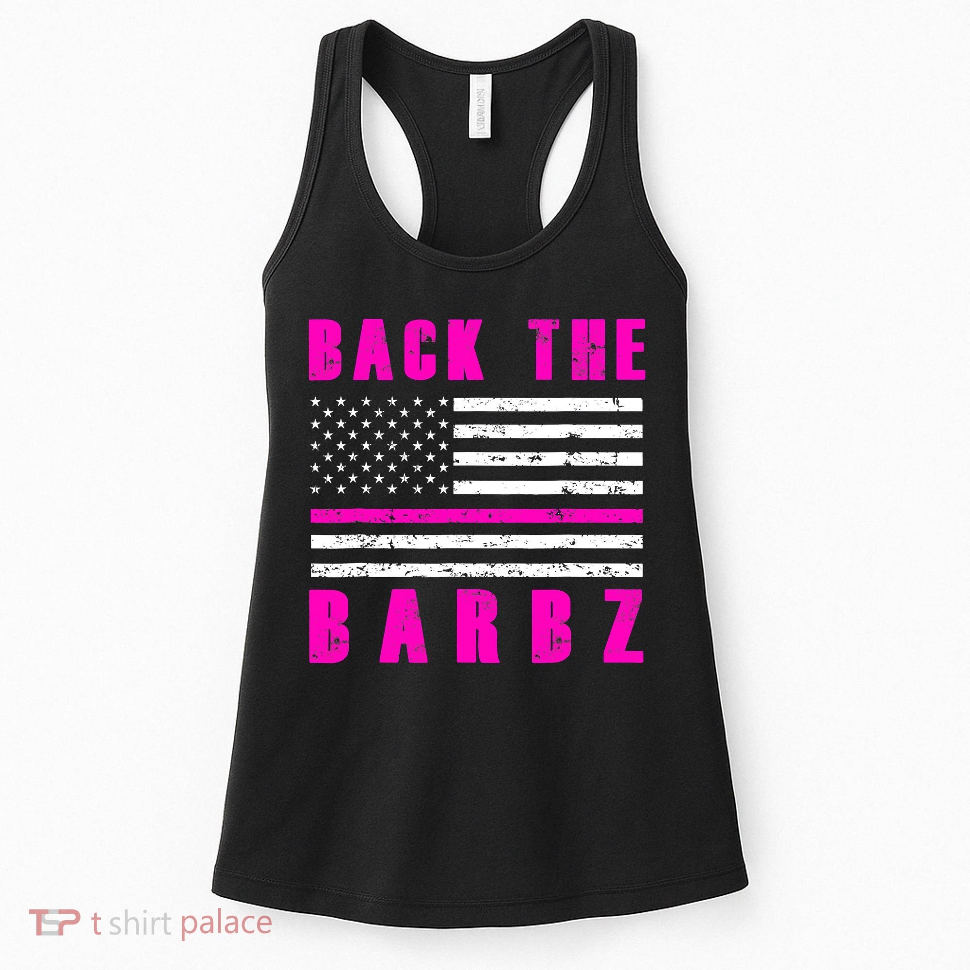 4Th Of July Back The Barbz Flag Love Barbs Women's Tank Top