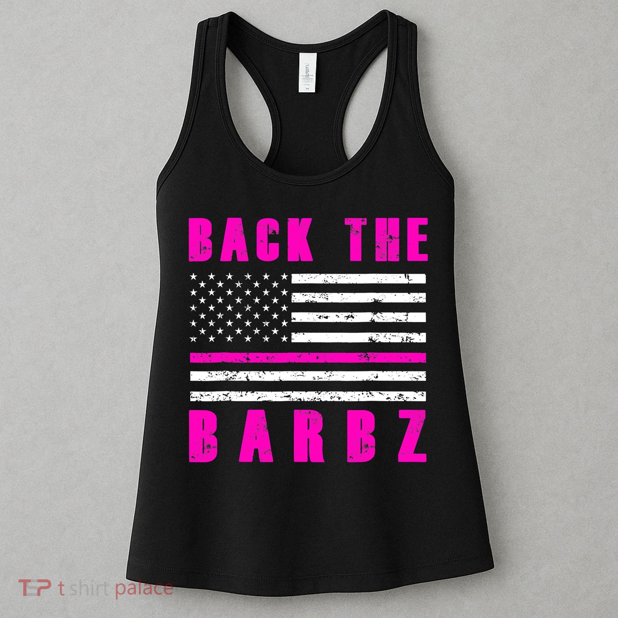 4Th Of July Back The Barbz Flag Love Barbs Women's Tank Top