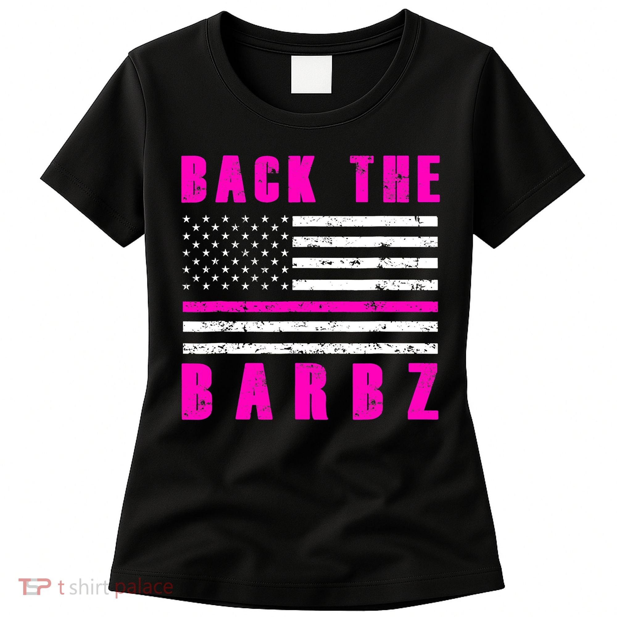 4Th Of July Back The Barbz Flag Love Barbs Women's T-Shirt