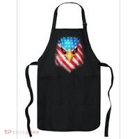 4th Of July Patriotic Eagle Usa American Flag Apron thumb 0