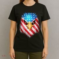 4th Of July Patriotic Eagle Usa American Flag T-Shirt thumb 4