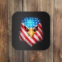 4th Of July Patriotic Eagle Usa American Flag Coaster thumb 0