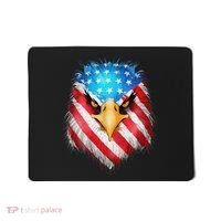 4th Of July Patriotic Eagle Usa American Flag Mousepad thumb 0