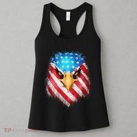 4th Of July Patriotic Eagle Usa American Flag Women's Tank Top thumb 3