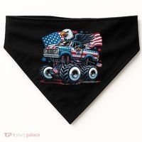 4th Of July S American Flag Usa Eagle USA-Made Doggie Bandana thumb 0