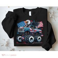 4th Of July S American Flag Usa Eagle Sweatshirt thumb 2