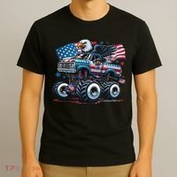 4th Of July S American Flag Usa Eagle T-Shirt thumb 3
