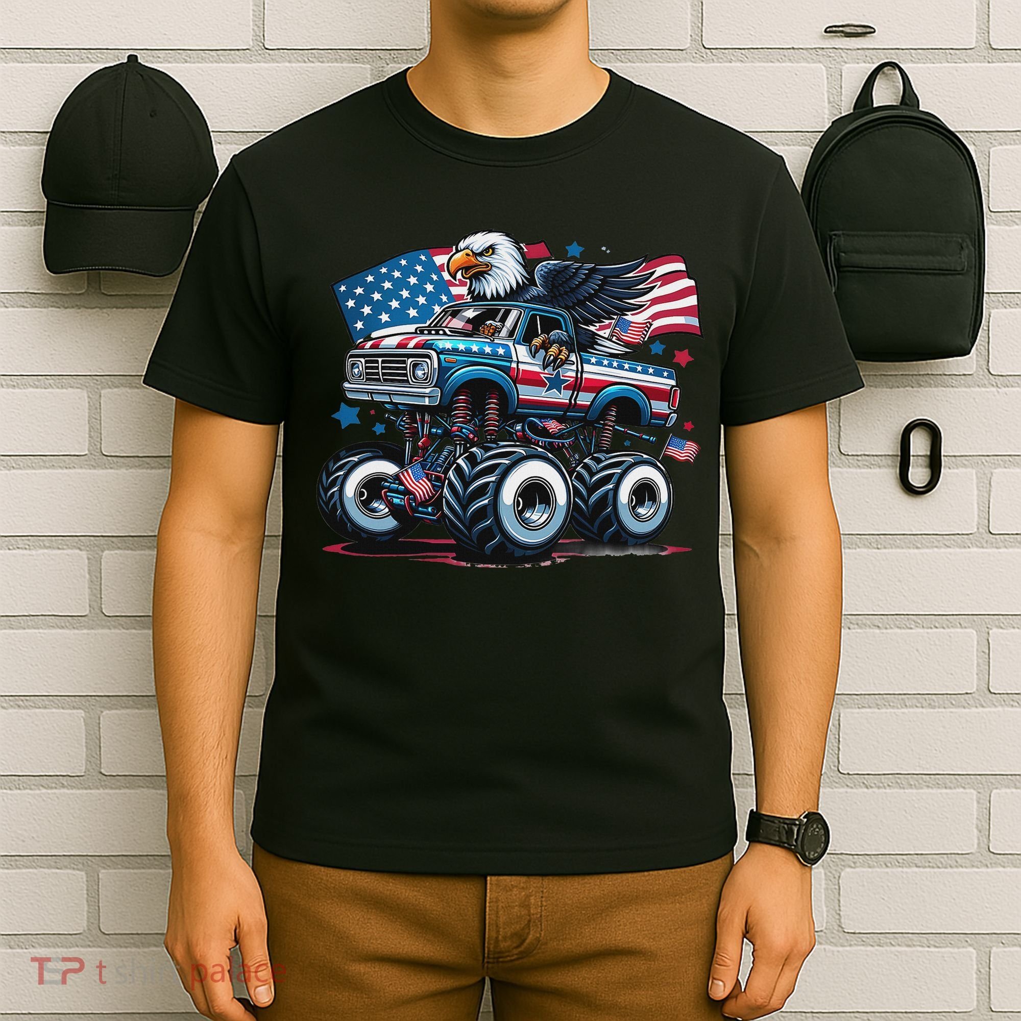 4th Of July S American Flag Usa Eagle T-Shirt