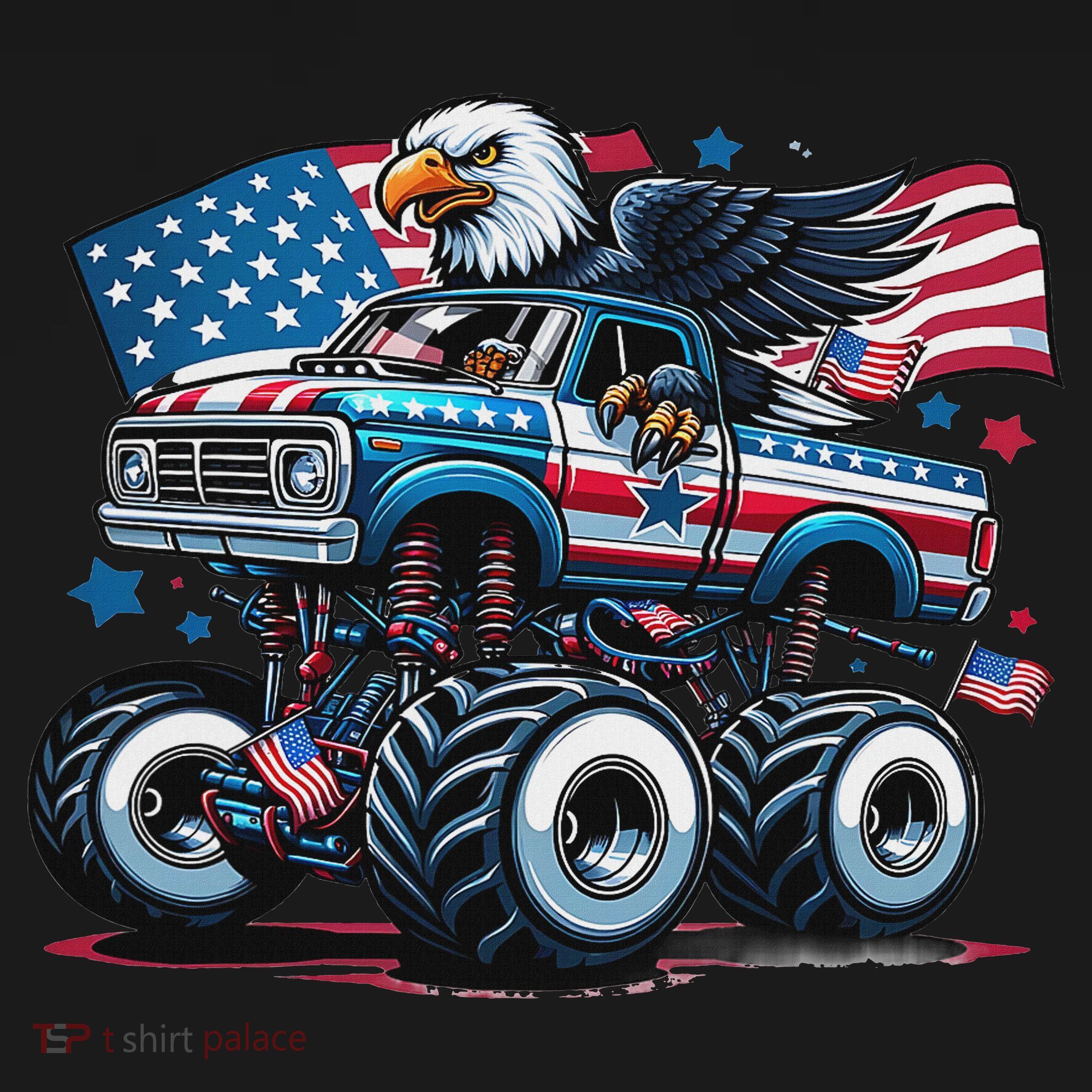 4th Of July S American Flag Usa Eagle T-Shirt