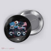 4th Of July S American Flag Usa Eagle Button thumb 0