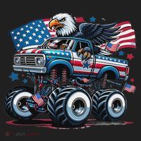 4th Of July S American Flag Usa Eagle Hat thumb 2