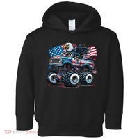 4th Of July S American Flag Usa Eagle Toddler Hoodie thumb 0