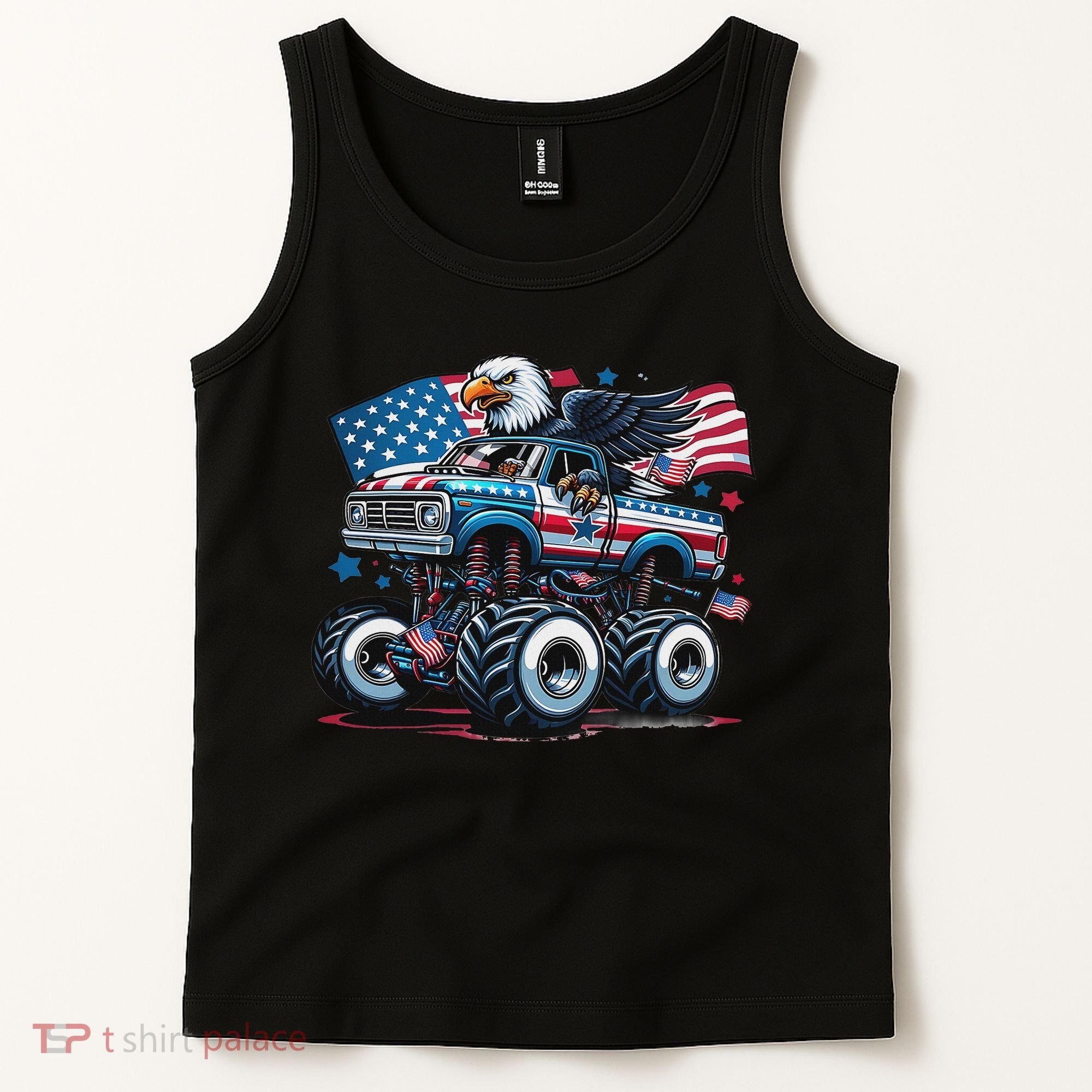 4th Of July S American Flag Usa Eagle Tank Top