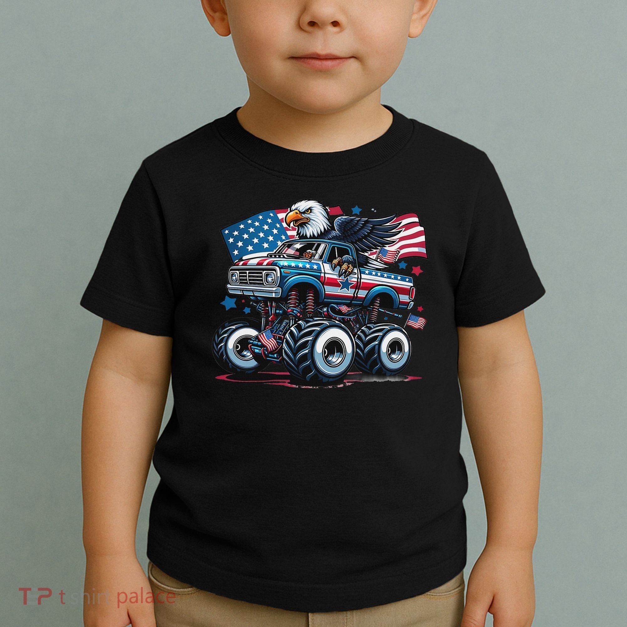 4th Of July S American Flag Usa Eagle Toddler T-Shirt