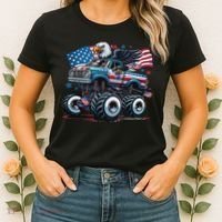 4th Of July S American Flag Usa Eagle Women's T-Shirt thumb 2