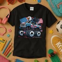 4th Of July S American Flag Usa Eagle Kids T-Shirt thumb 3
