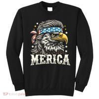 4th Of July Patriotic Funny Eagle July 4th Usa Merica Sweatshirt thumb 0