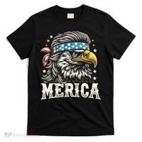 4th Of July Patriotic Funny Eagle July 4th Usa Merica T-Shirt thumb 0