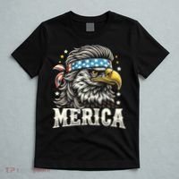 4th Of July Patriotic Funny Eagle July 4th Usa Merica T-Shirt thumb 5