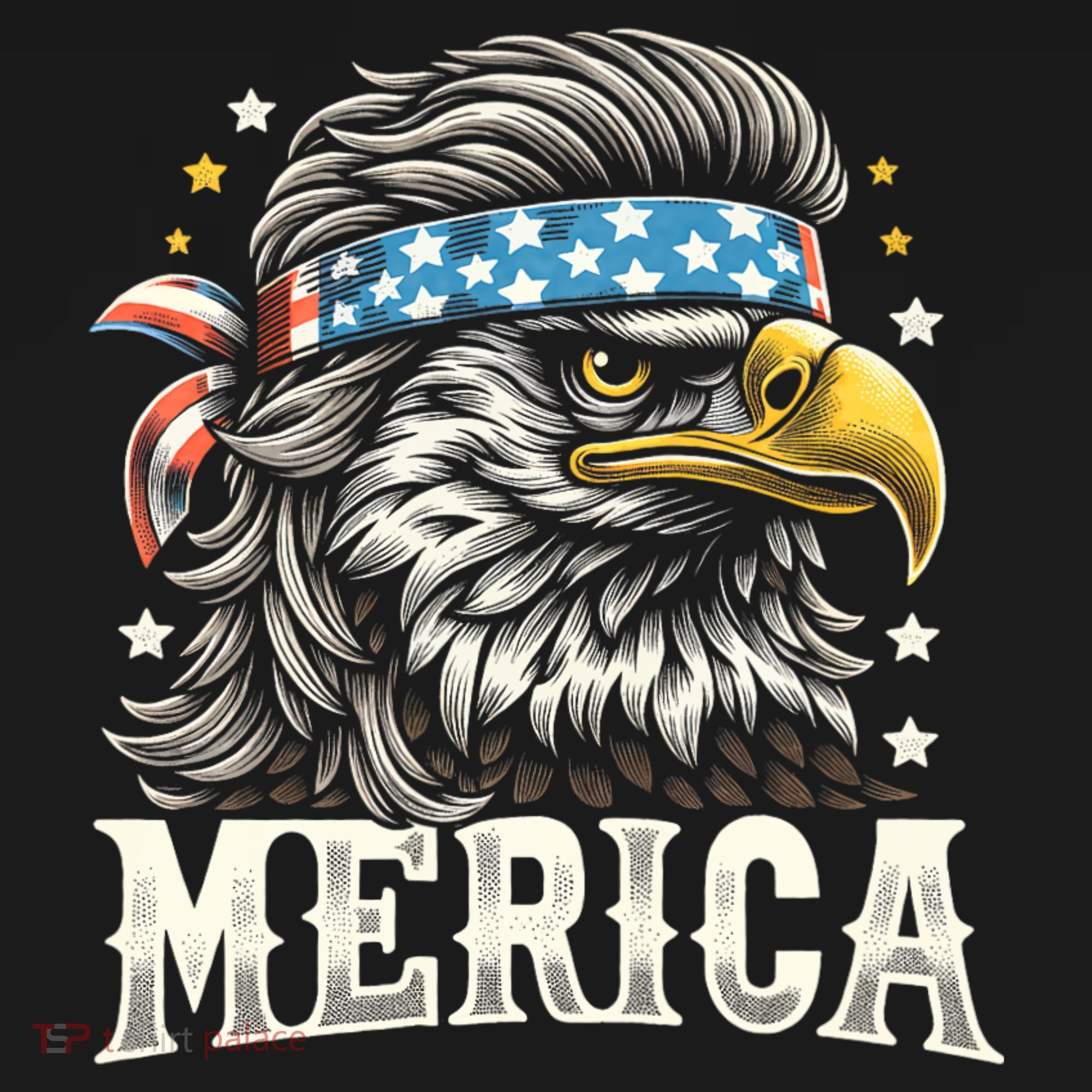 4th Of July Patriotic Funny Eagle July 4th Usa Merica Mousepad