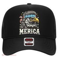 4th Of July Patriotic Funny Eagle July 4th Usa Merica Hat thumb 0