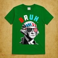 4th Of July 2024 George Washington Bruh T-Shirt thumb 5