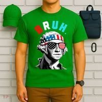 4th Of July 2024 George Washington Bruh T-Shirt thumb 6